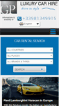 Mobile Screenshot of gpluxurycarhire.com